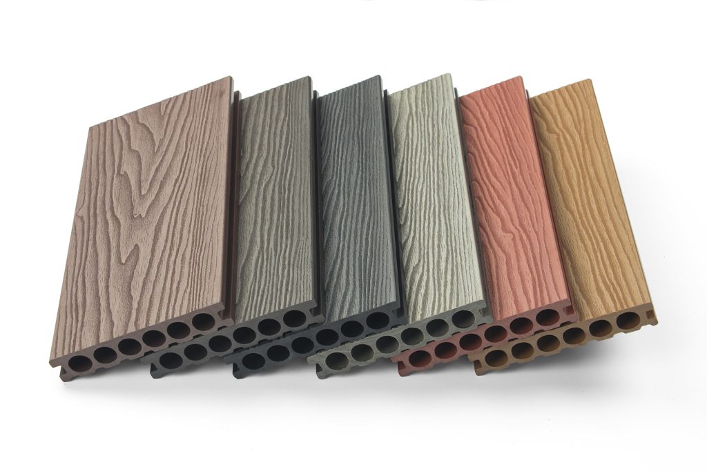 Embossing wpc decking Color Collection