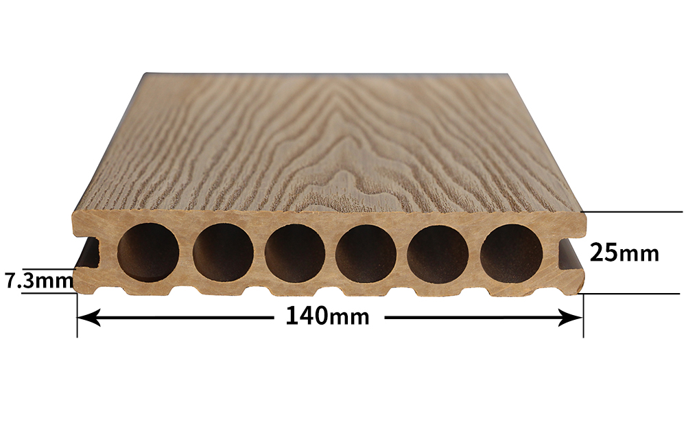 decking Cross-sectional area of the material