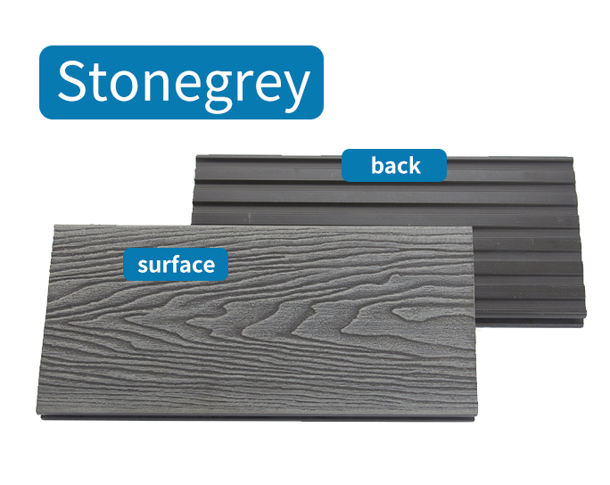 Embossing wpc decking