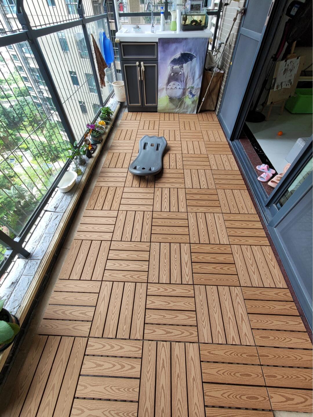 wpc decking tiles